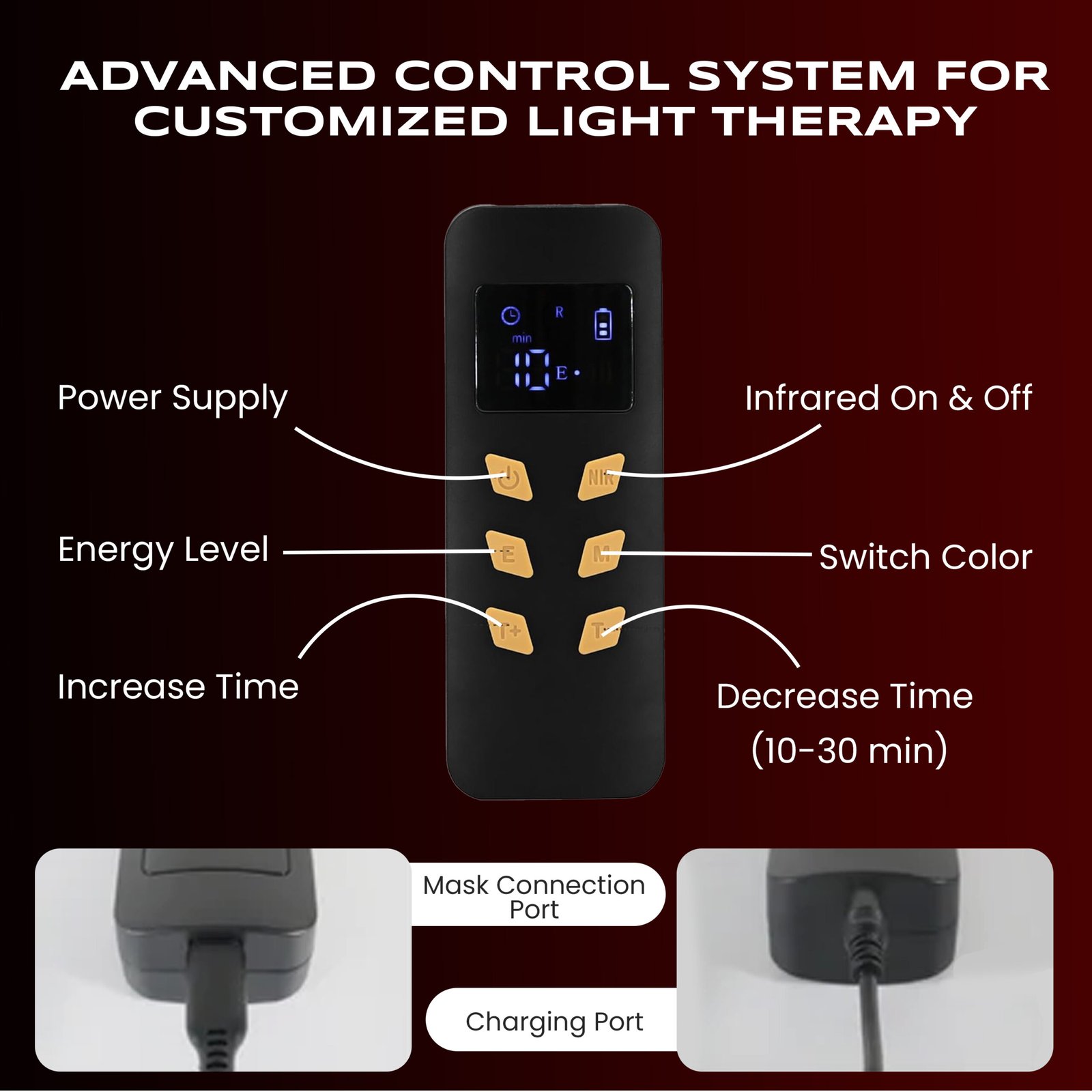 Advanced control system for customized light therapy Advanced control system for customized light therapy