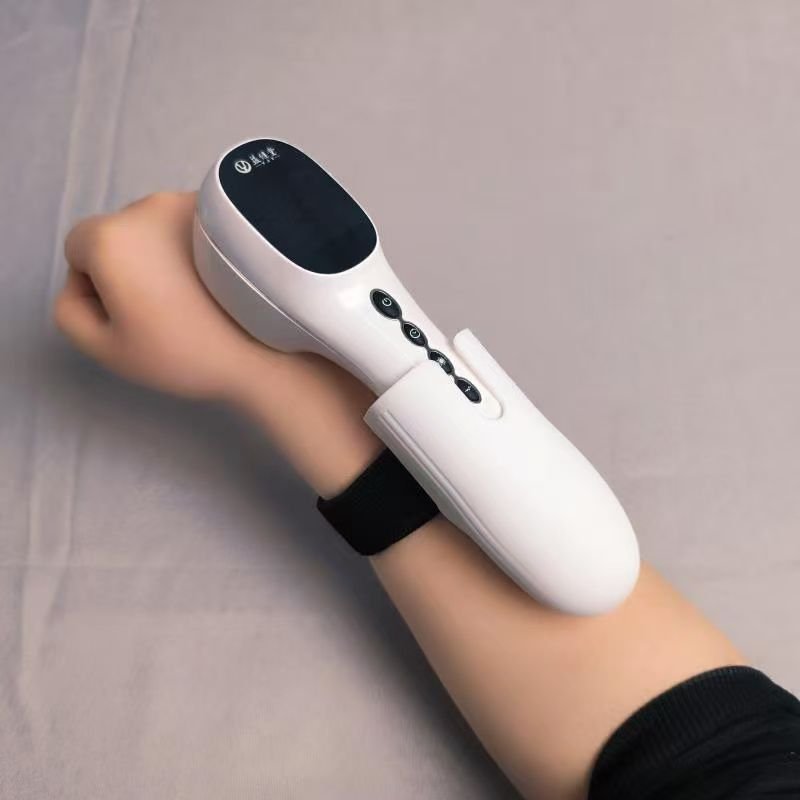 2‑in‑1 Laser Therapy Device with TENS by Trendlox can be wear on wrist with a band 2‑in‑1 Laser Therapy Device with TENS by Trendlox can be wear on wrist with a band